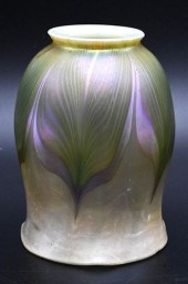 TIFFANY FAVRILE SHADE, ART GLA