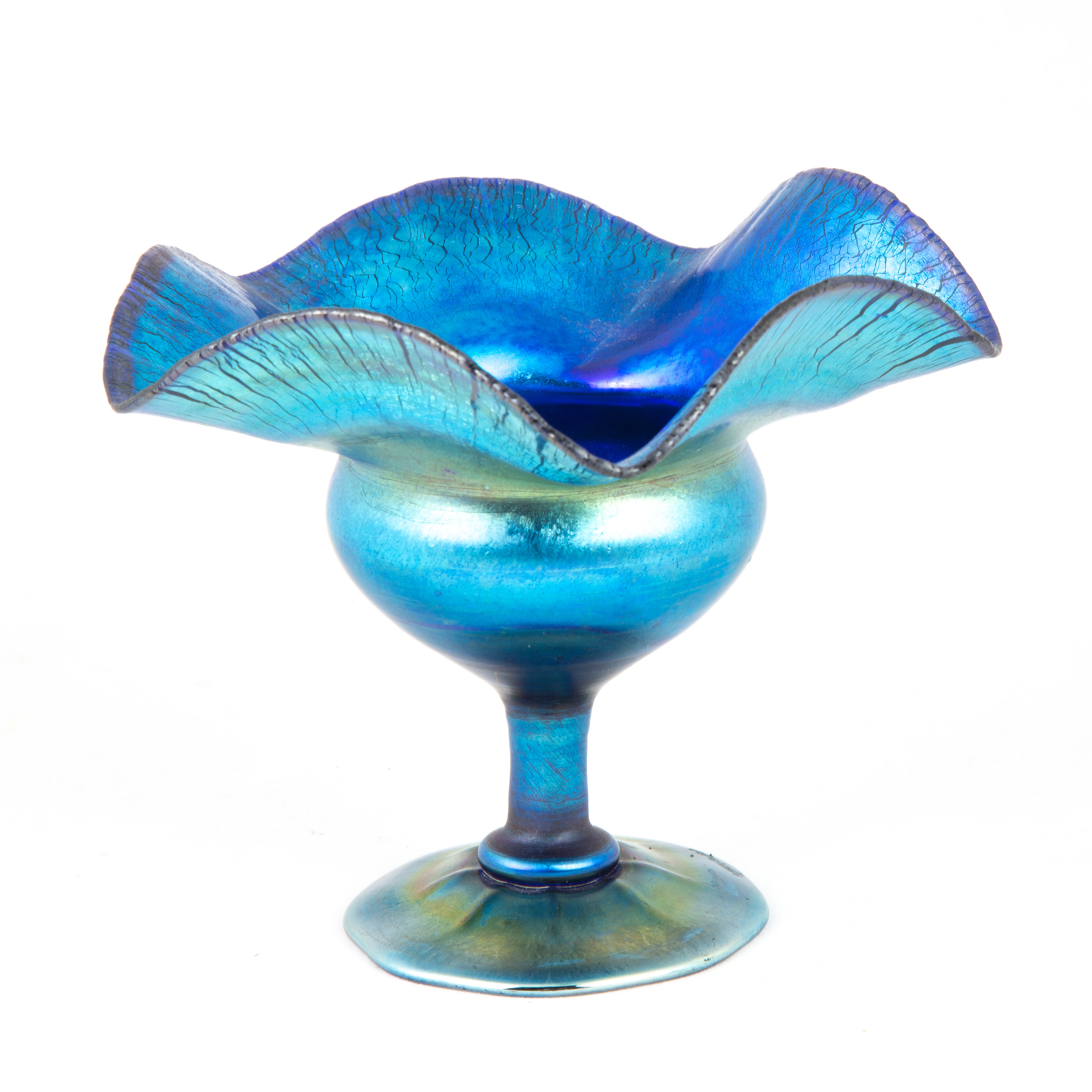 TIFFANY FAVRILE VASE Inscribed