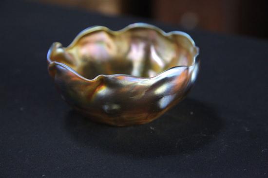TIFFANY FINGER BOWL. Gold