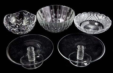 TIFFANY 'FLORAL VINE' GLASS BOWL