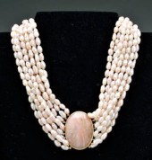 Tiffany fresh water pearl neck
