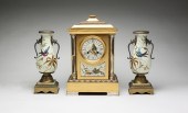 TIFFANY FURNACES CLOCK GARNITU