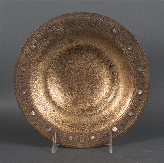 Tiffany gilt-bronze and