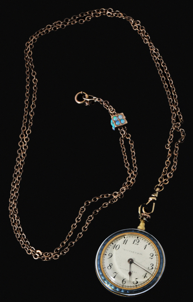 Tiffany Gold and Enamel Lady's