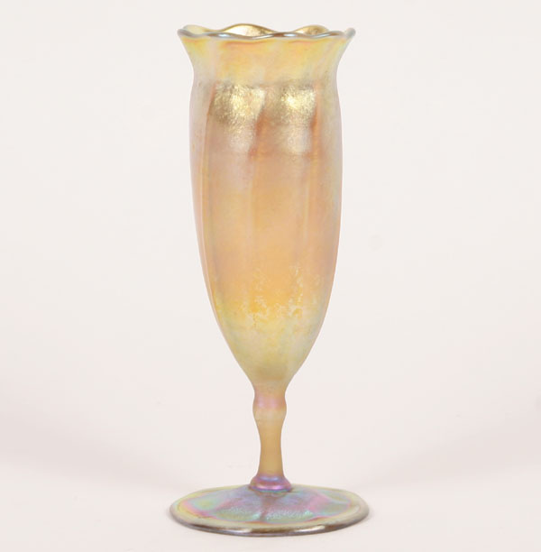 Tiffany gold Favrile art glass