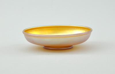 Tiffany Gold Favrile Dish A Favrile