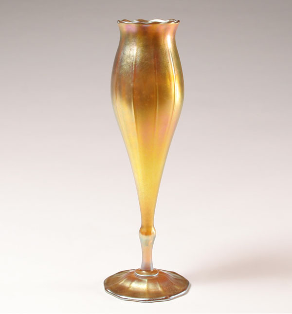 Tiffany gold favrile floriform