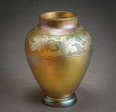 TIFFANY GOLD FAVRILE GLASS BAL