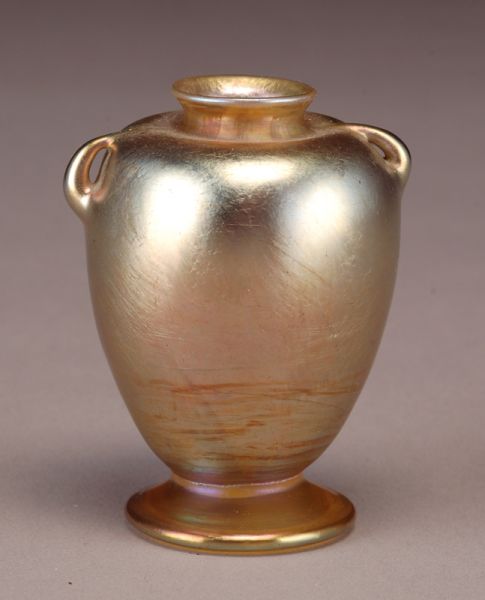 Tiffany gold Favrile glass