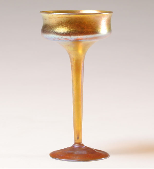 Tiffany gold favrile iridescent art