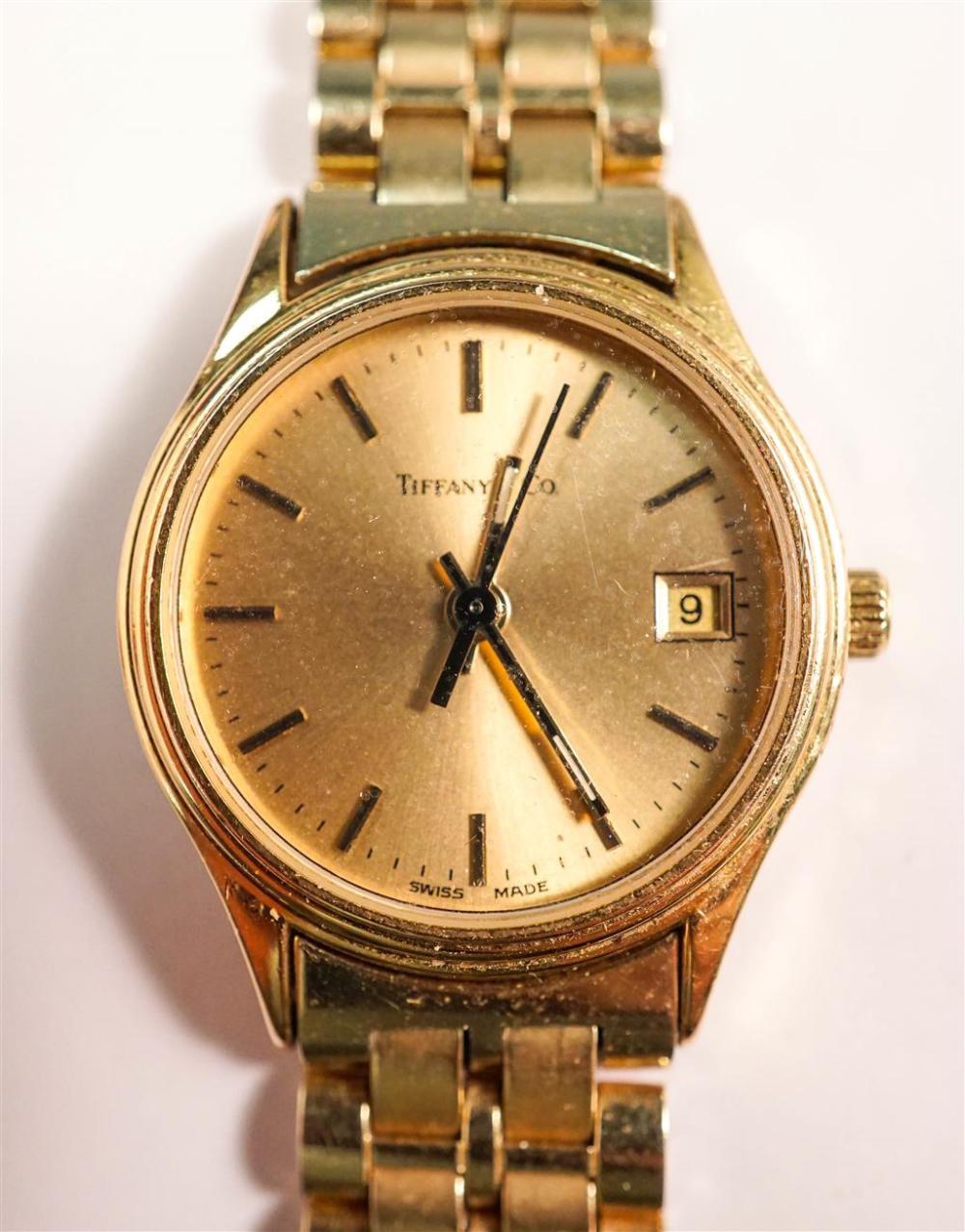 TIFFANY GOLD PLATED LADIES QUARTZ