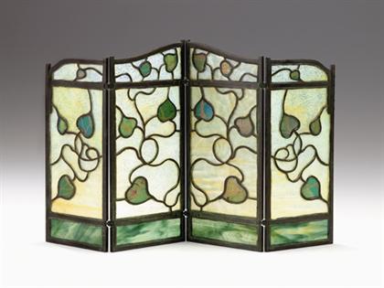 Tiffany 'Hearts & Vines' four panel