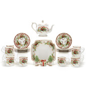 TIFFANY HOLIDAY  CHINA DESSERT