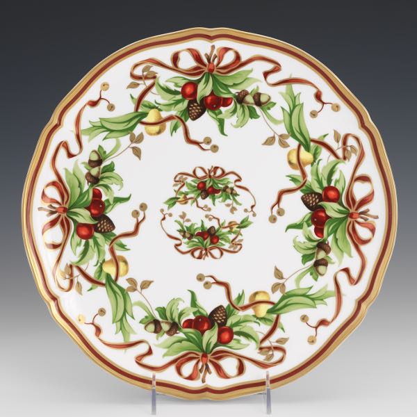 TIFFANY HOLIDAY SERVICE PLATE