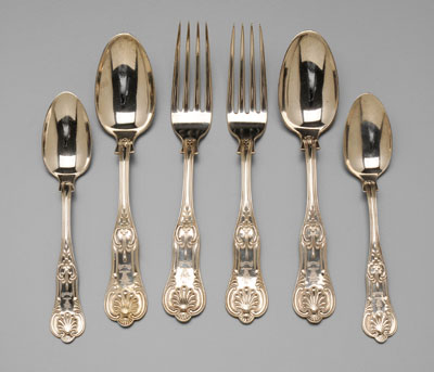 Tiffany King sterling flatware: