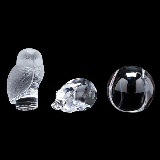 TIFFANY, LALIQUE AND STEUBEN