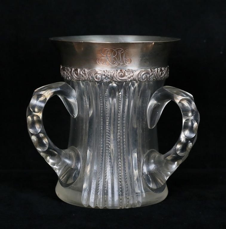 TIFFANY MAKERS STERLING & CUT GLASS