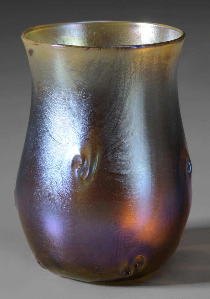 Tiffany Miniature Art Glass Vase
