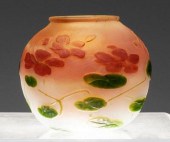 Tiffany nasturtium vase, wheel
