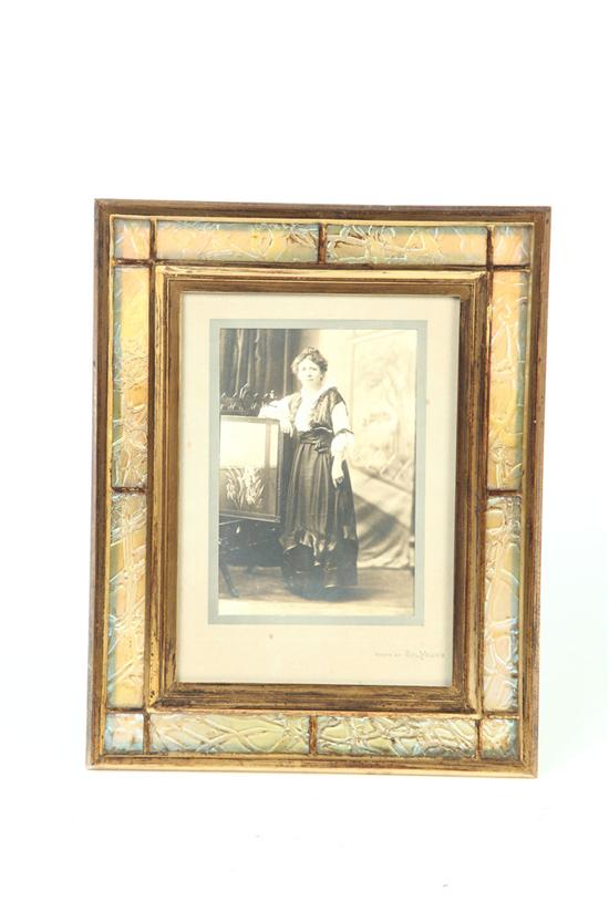 TIFFANY PICTURE FRAME.  American 