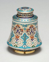 Tiffany Russian silver tea box