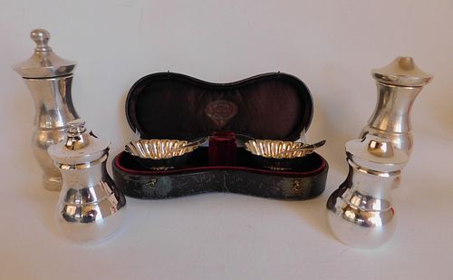 TIFFANY SHAKERS & SALTSLot of