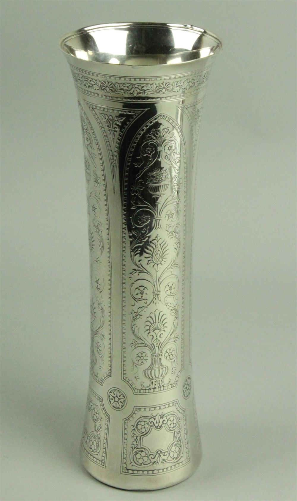 TIFFANY SILVER ACID ETCHED BEAKER