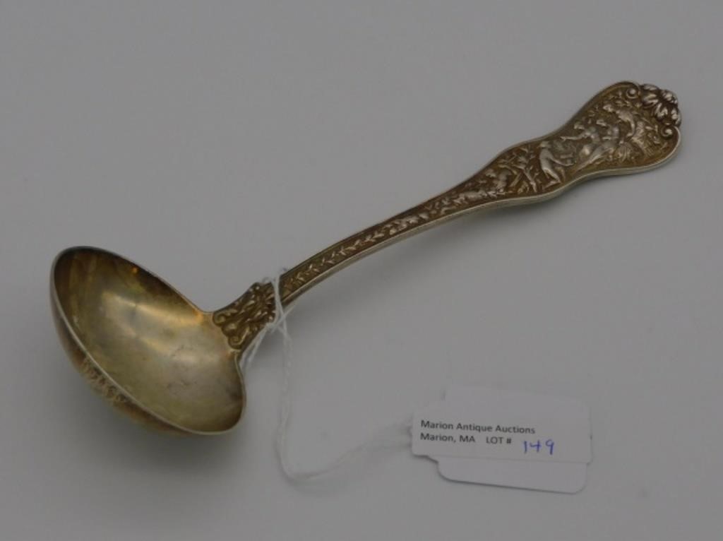 TIFFANY SILVER LADLE, 1878.