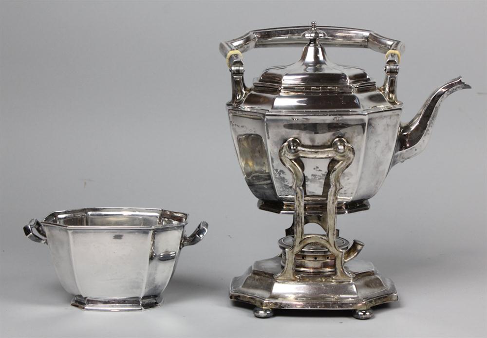 TIFFANY SILVER SIX-PIECE TEA SET