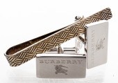 TIFFANY SILVER TIE BAR & BURBE