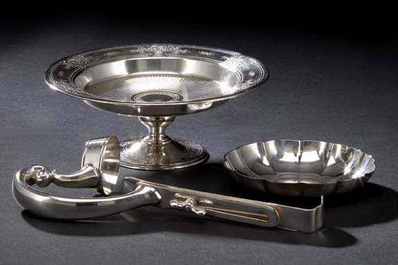 Tiffany Silverplate Bottle Handle,