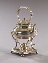 Tiffany Silverplate Kettle-on-