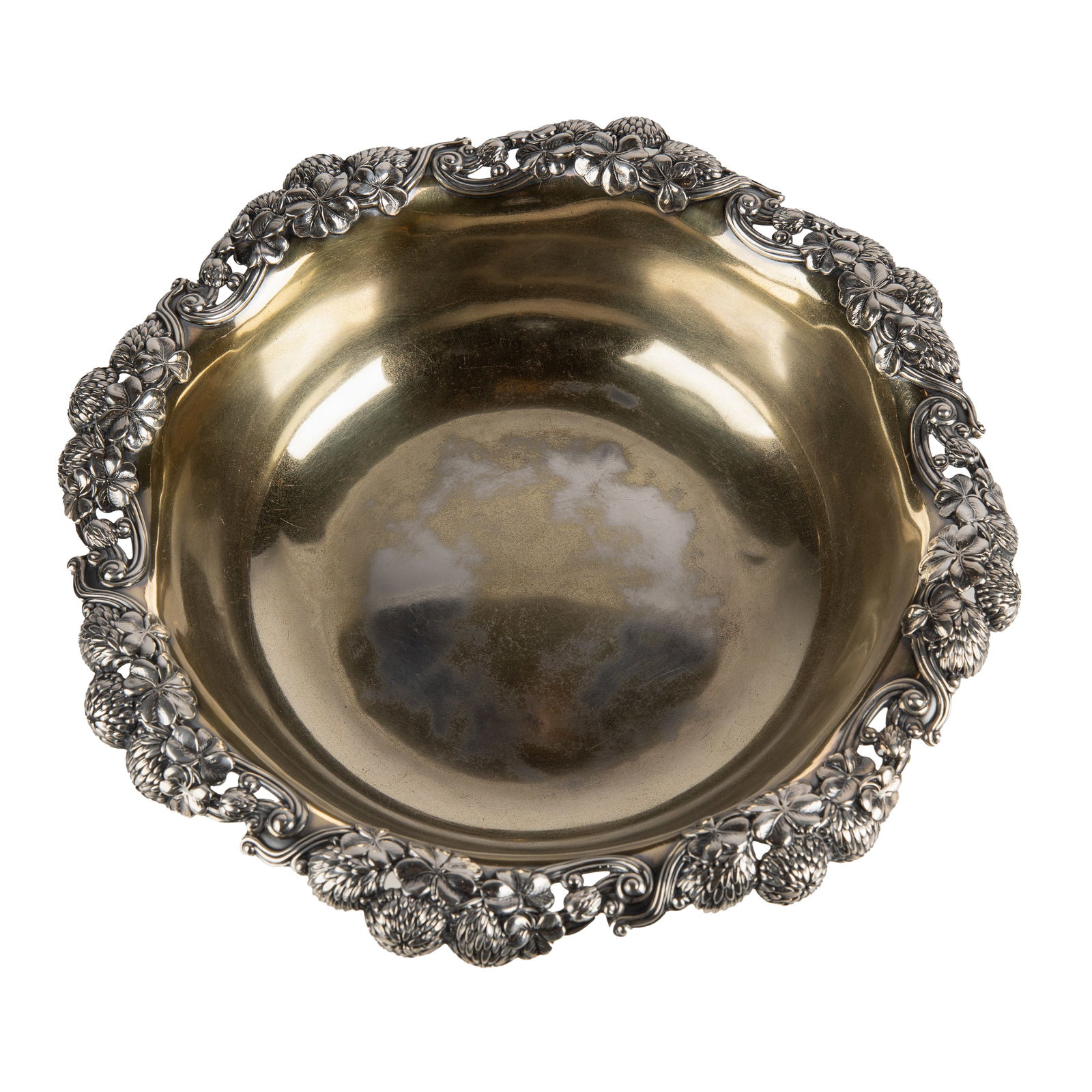 TIFFANY STERLING BOWL 'CLOVER'