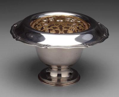 Tiffany sterling center bowl, round