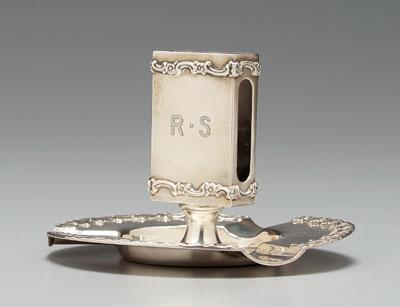 Tiffany sterling cigar tray,