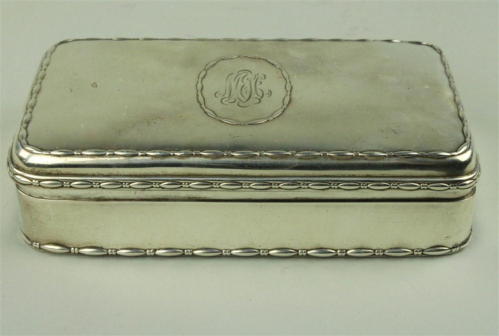 TIFFANY STERLING CIGARETTE BOX