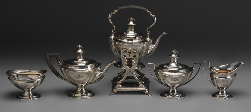 Tiffany Sterling Five-Piece Tea