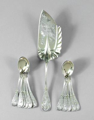 Tiffany sterling flatware, 12
