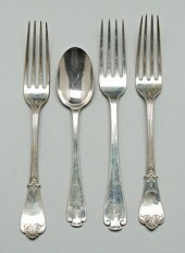 Tiffany sterling flatware: 14