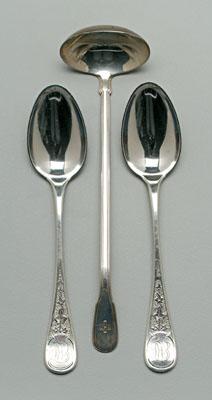 Tiffany sterling flatware: twelve