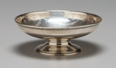 Tiffany sterling footed bowl,