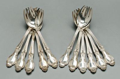 Tiffany sterling ice cream forks,