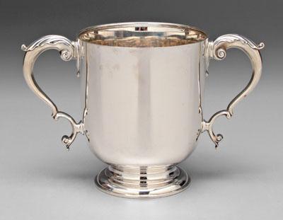 Tiffany sterling loving cup, two
