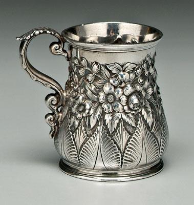 Tiffany sterling mug, round with