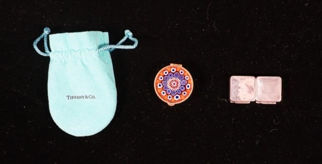 TIFFANY STERLING PILL BOX &