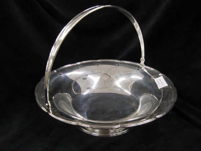 Tiffany Sterling Silver Basket 10''