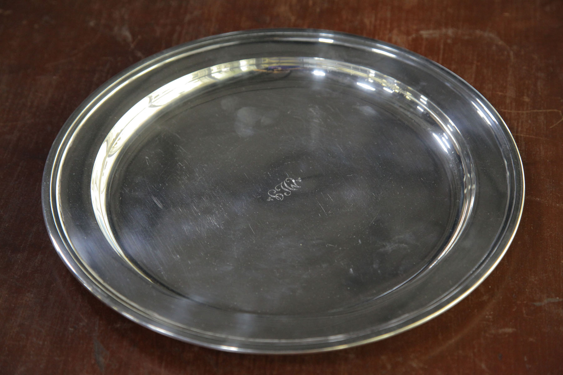TIFFANY STERLING SILVER TRAY. 