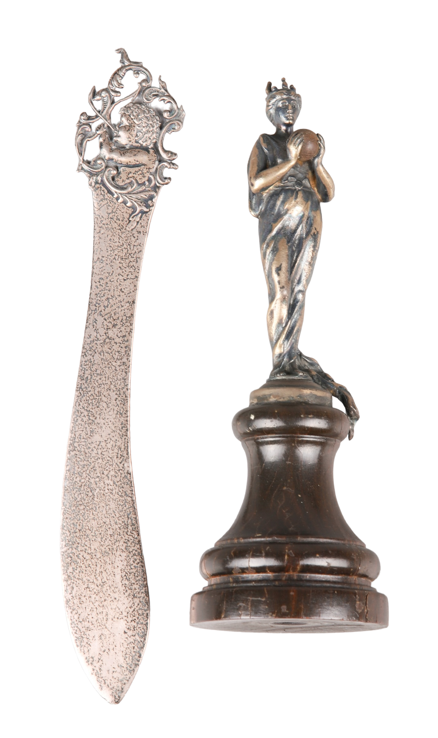 Tiffany sterling statue and