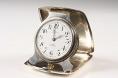 TIFFANY STERLING TRAVEL CLOCK