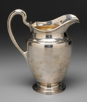 Tiffany sterling water pitcher,